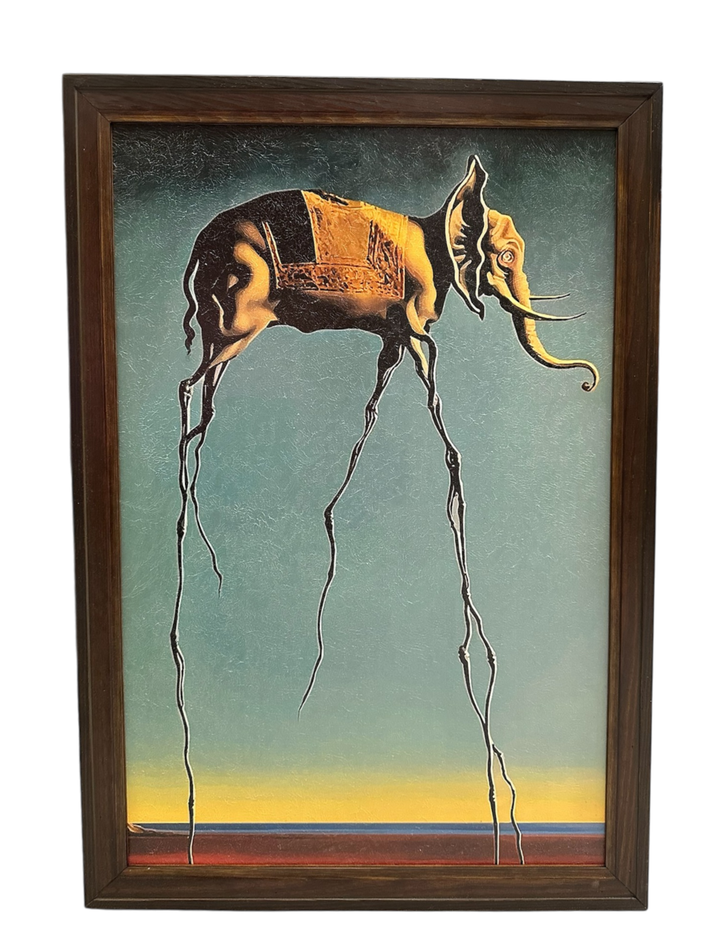 "Słoń na pajęczych nogach" (The Elephant on Stilts) Salvador Dali plakat płótno surrealizm reprodukcja Oil Giclée